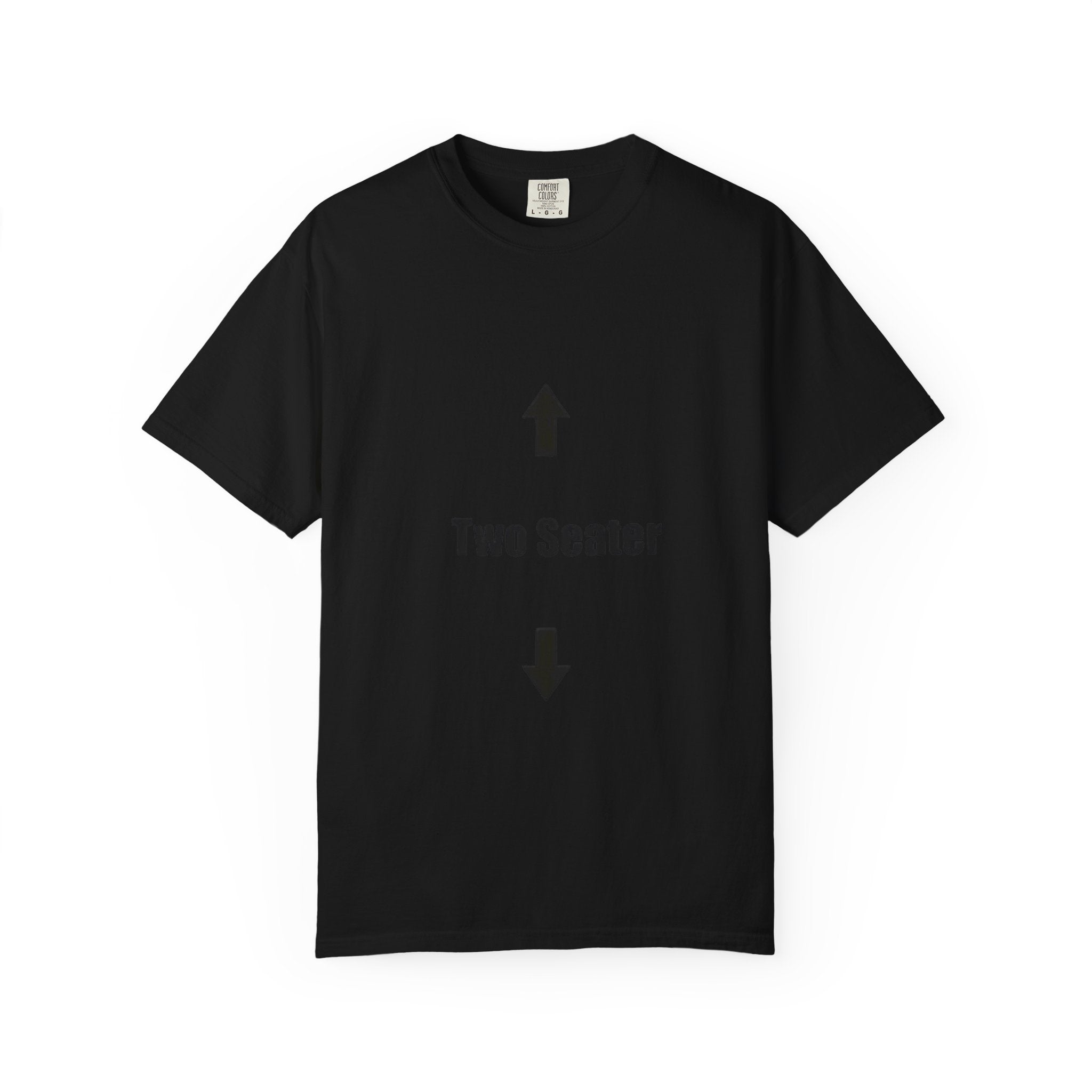 Two Seater T-Shirt — Funny Couples/Matching Tee with Up & Down Arrows