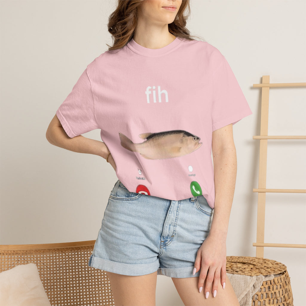 Fish Incoming T-Shirt — Funny Incoming Call Graphic Tee