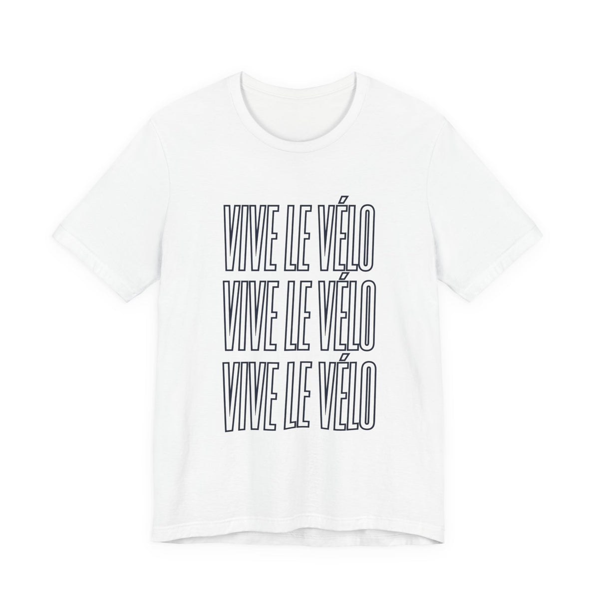 Vive Le Vélo Tee | Cycling Tour de France Lifestyle