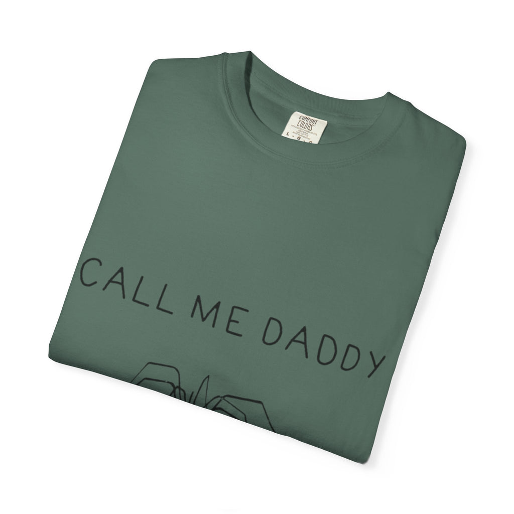T-Shirt — "Call Me Daddy" Spider Line Art Tee