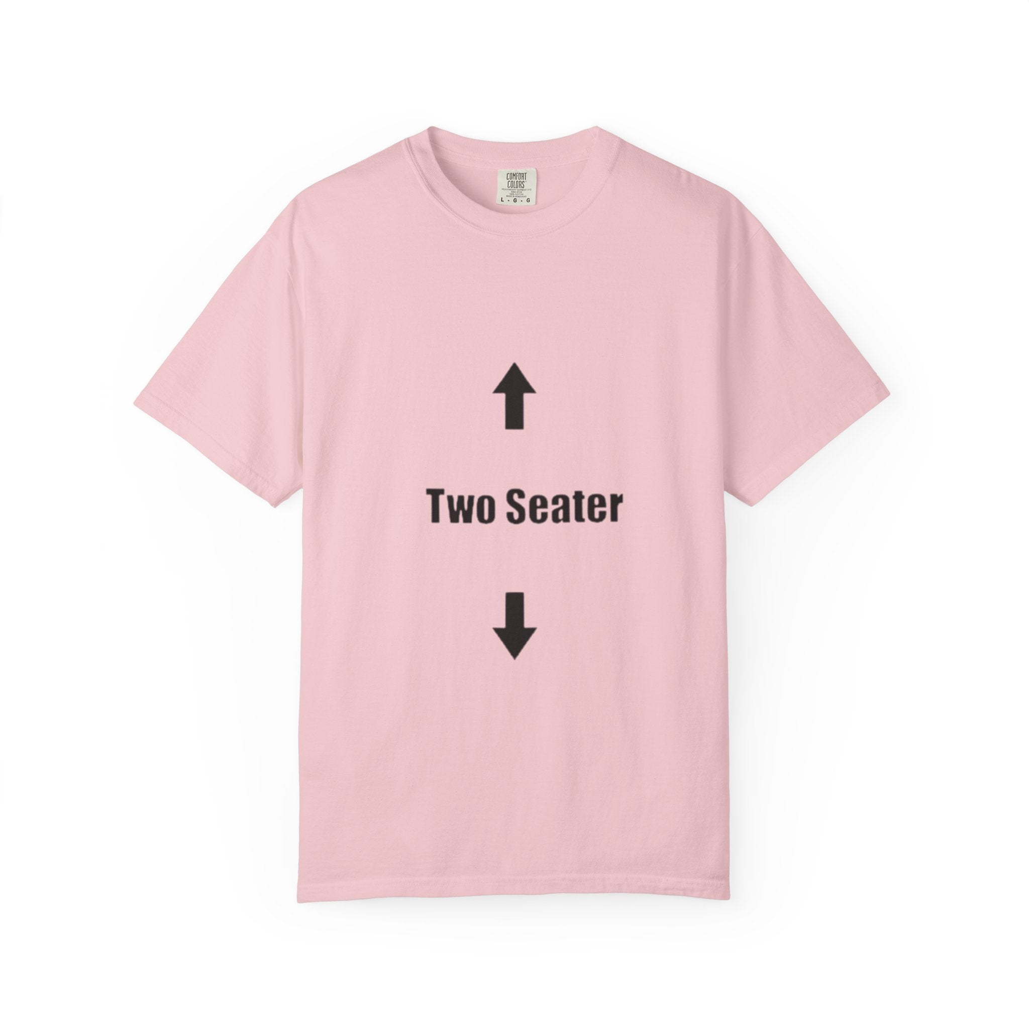 Two Seater T-Shirt — Funny Couples/Matching Tee with Up & Down Arrows