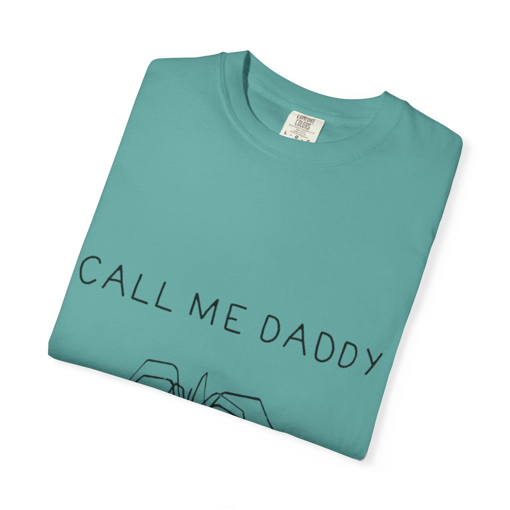 T-Shirt — "Call Me Daddy" Spider Line Art Tee