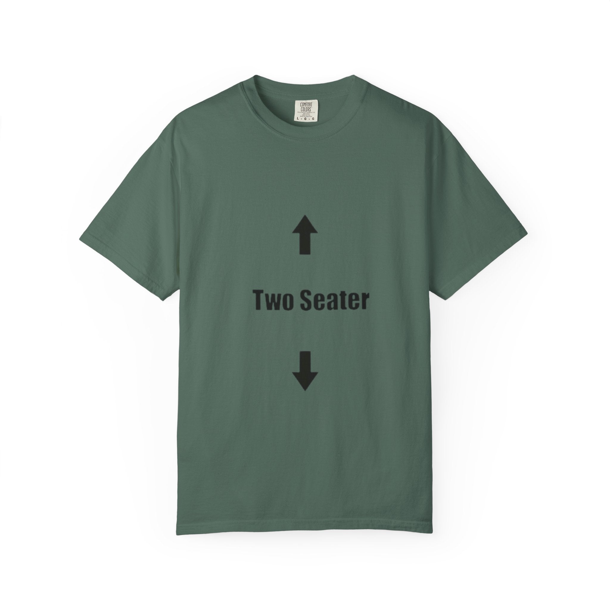 Two Seater T-Shirt — Funny Couples/Matching Tee with Up & Down Arrows