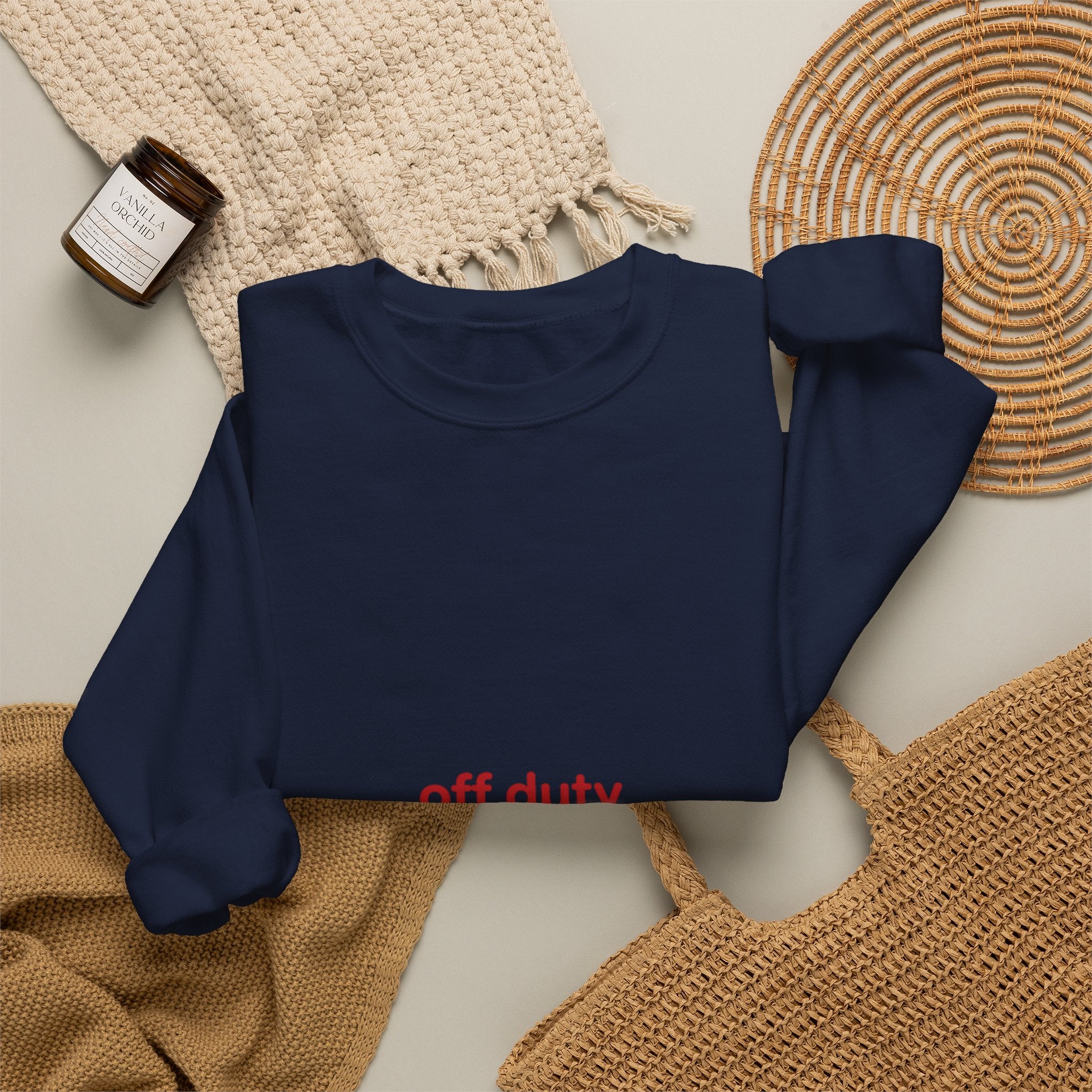off duty heartbreaker Sweatshirt | Y2K slogan, nostalgic typography