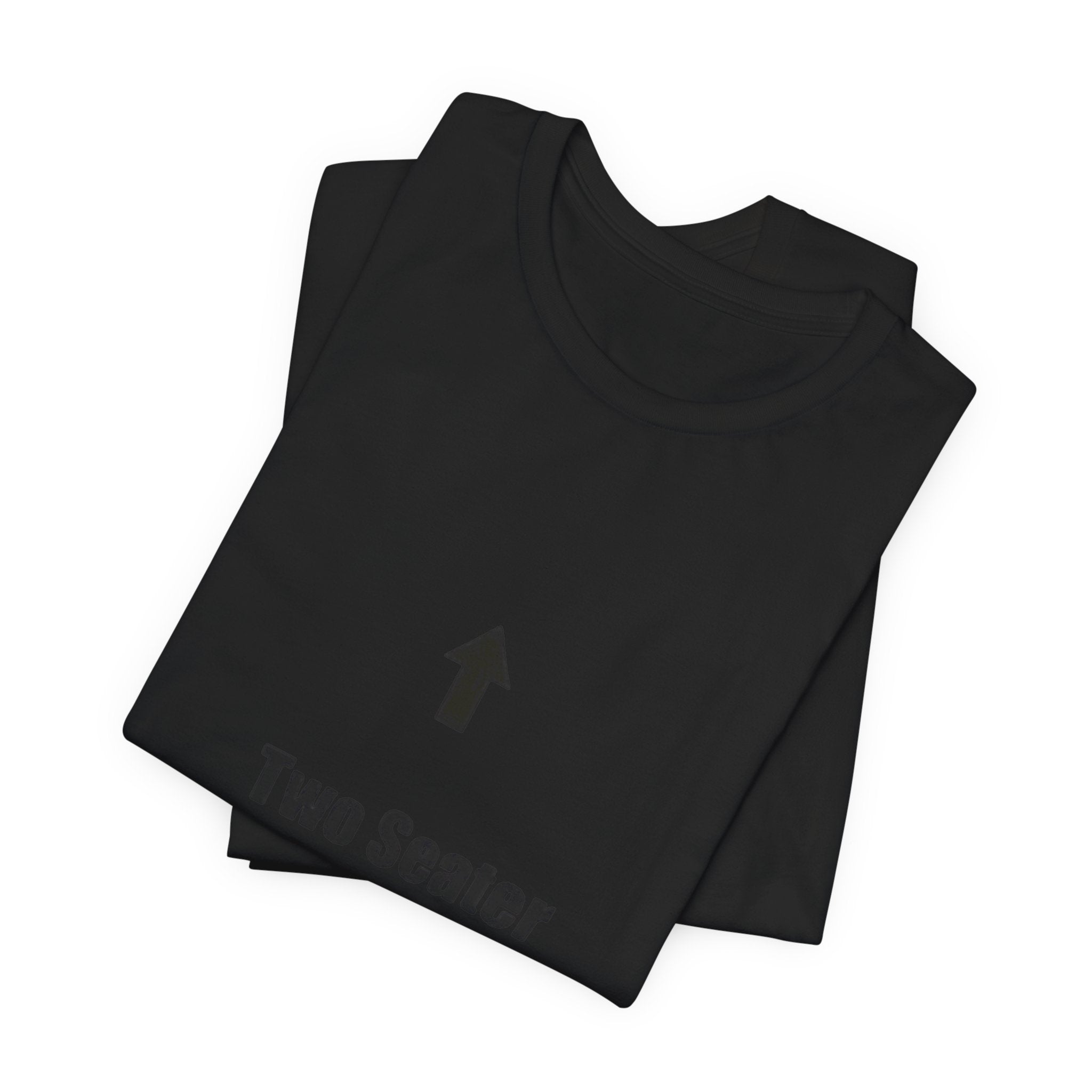 Two Seater T-Shirt – Funny Couple Tee with Up & Down Arrows