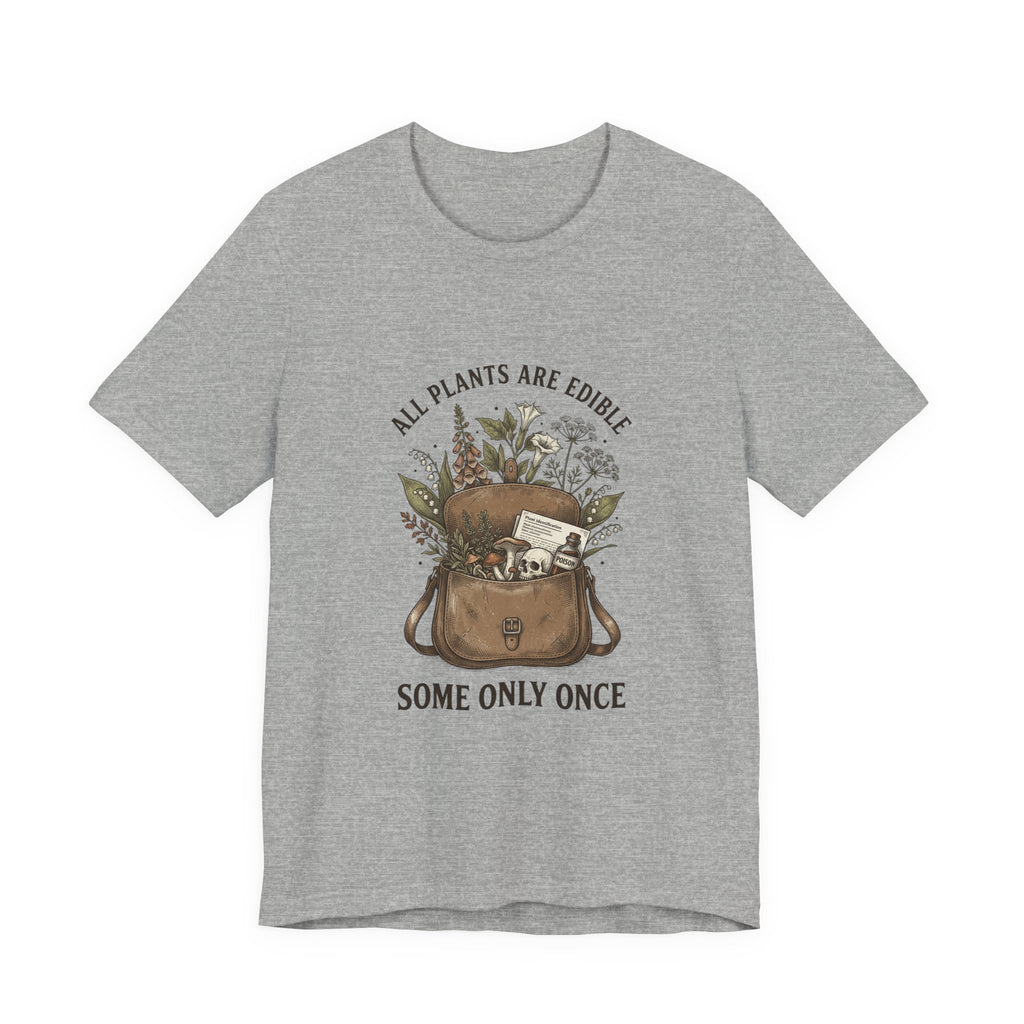 All Plants Are Edible Tee | Vintage Botanical, Dark Nature Humor