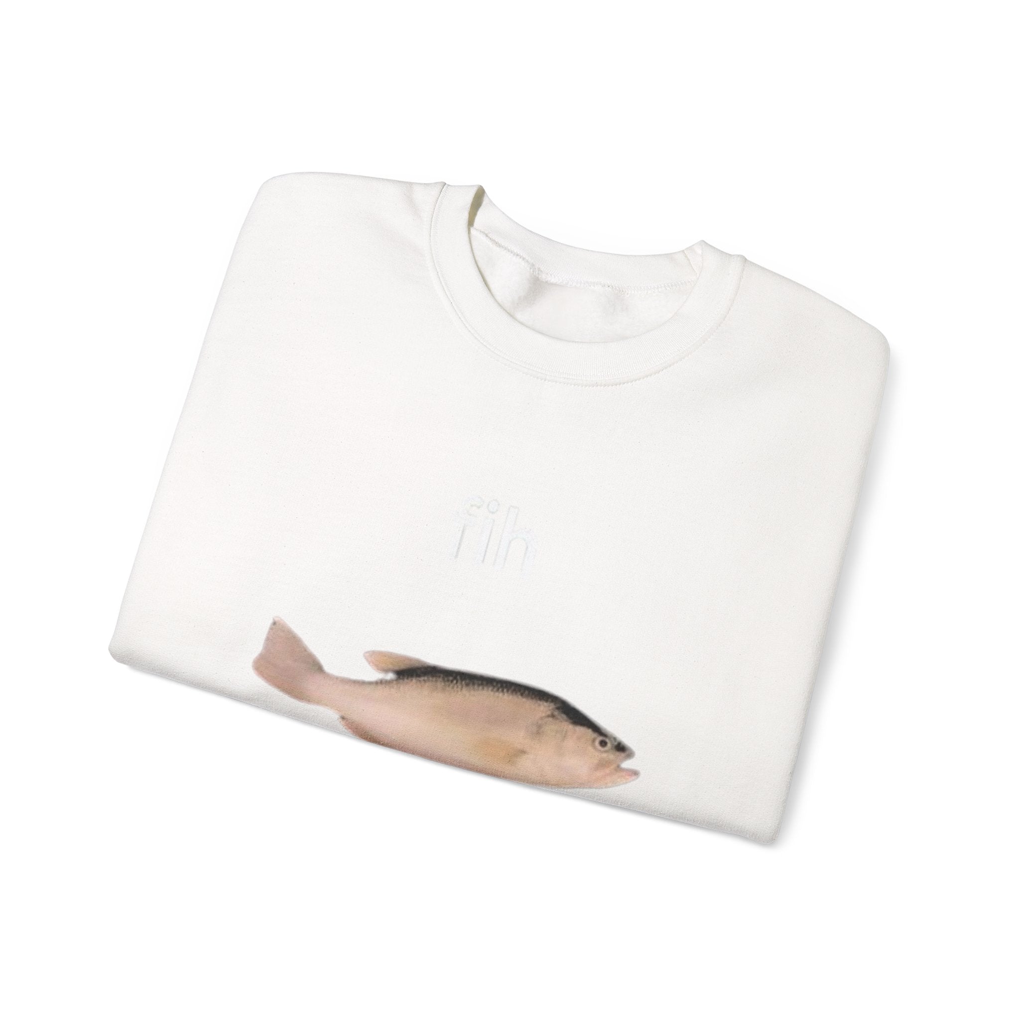 Fish Call Crewneck Sweatshirt – Funny Incoming Call Graphic Pullover