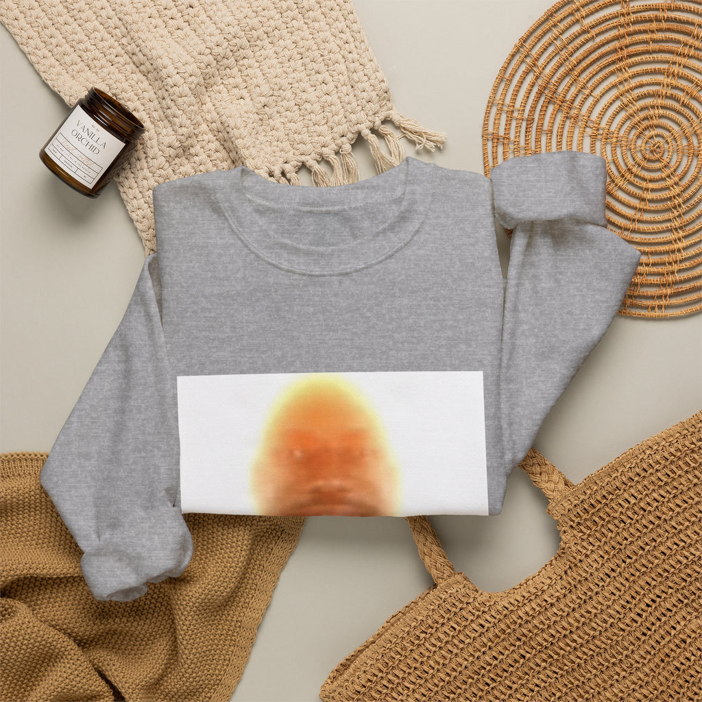 Glowing Face Crewneck Sweatshirt — 'You Are My Sunshine' Graphic