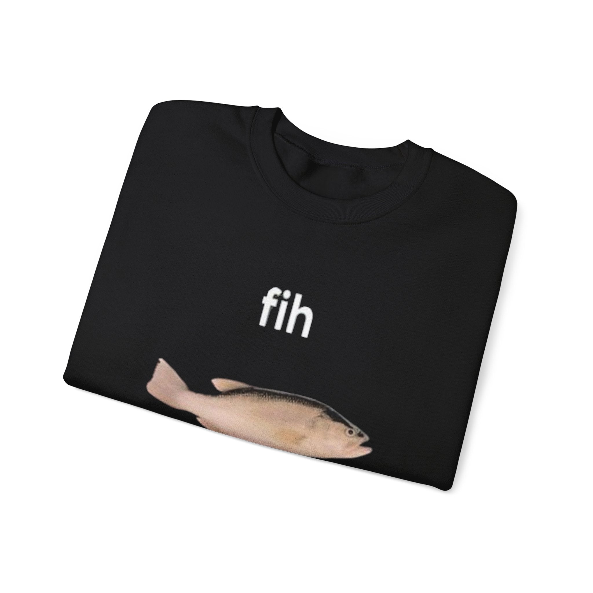 Fish Call Crewneck Sweatshirt – Funny Incoming Call Graphic Pullover