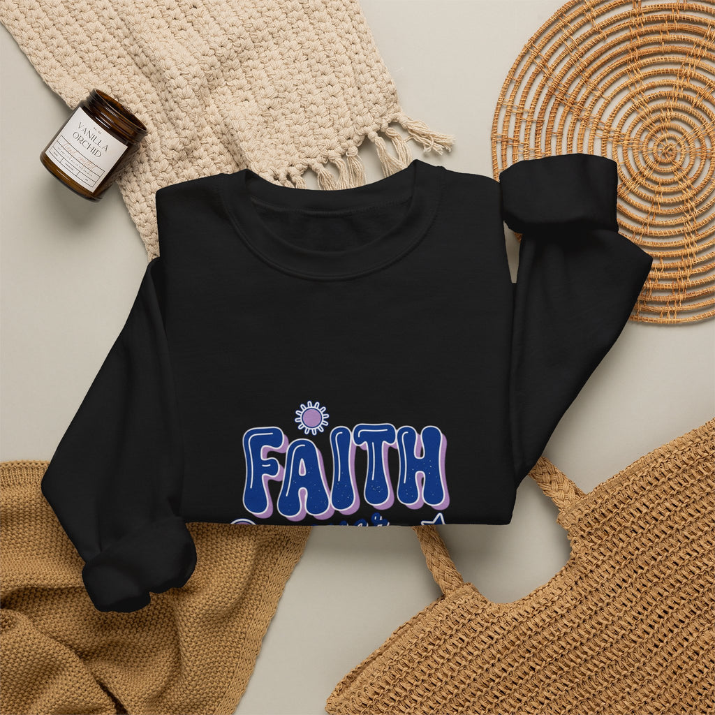 Faith Over Fear sweatshirt | Christian rainbow scripture style