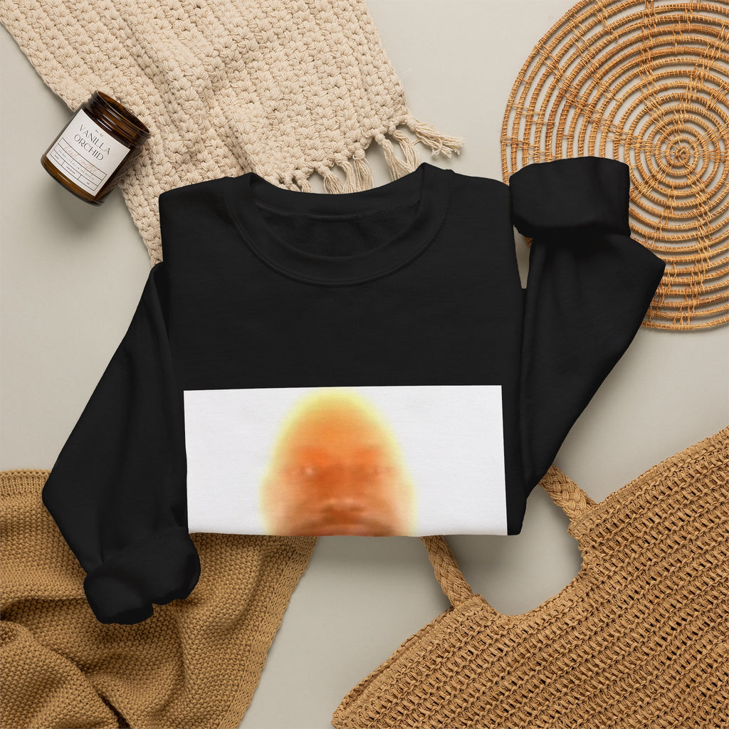 Glowing Face Crewneck Sweatshirt — 'You Are My Sunshine' Graphic