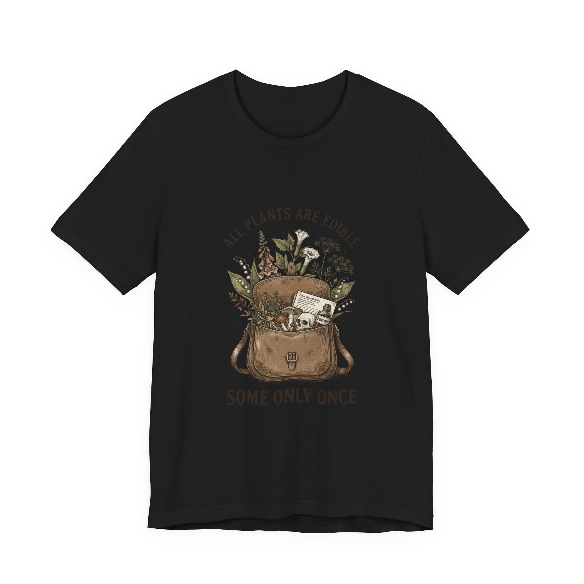 All Plants Are Edible Tee | Vintage Botanical, Dark Nature Humor