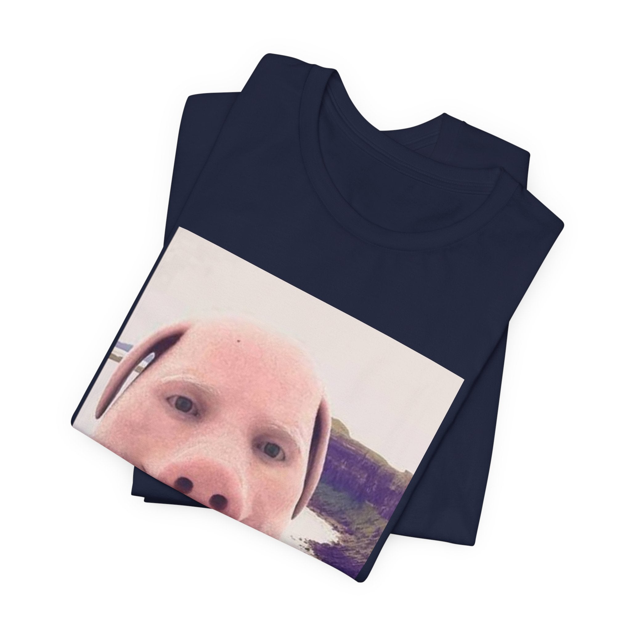 Pig Face Photo Tee — Funny Novelty Graphic T-Shirt
