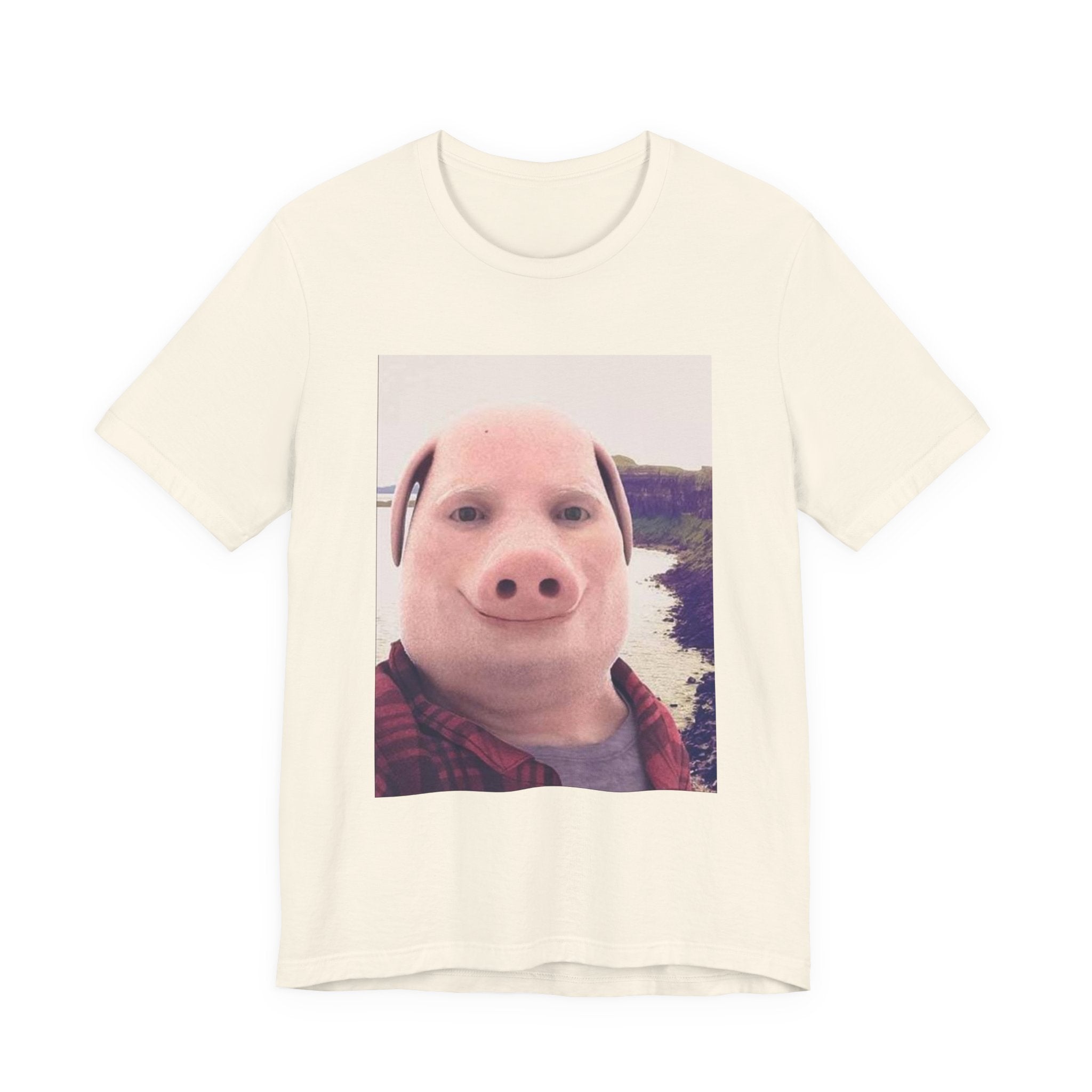 Pig Face Photo Tee — Funny Novelty Graphic T-Shirt