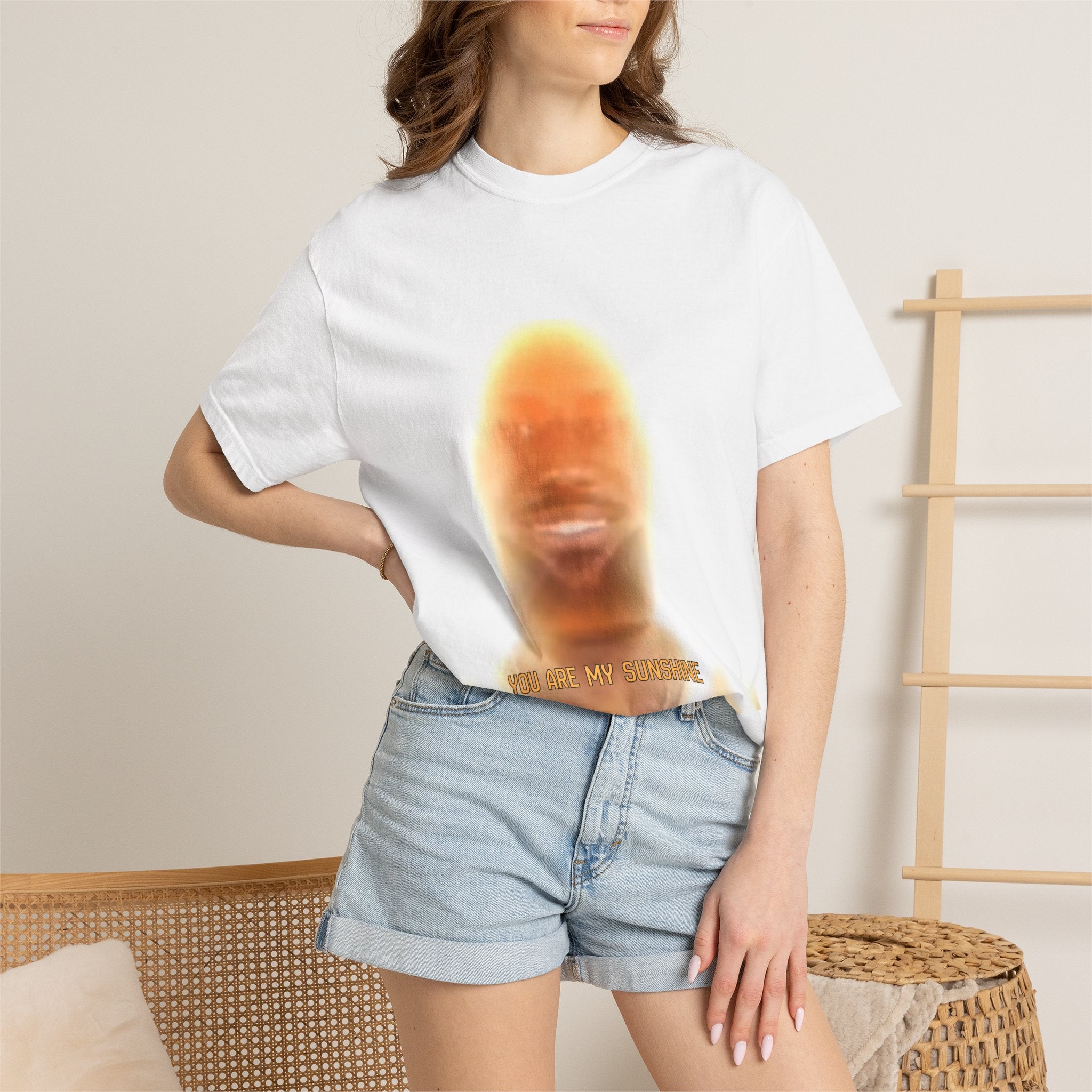 Smiling Face Graphic T-Shirt — "You Are My Sunshine" Vibe