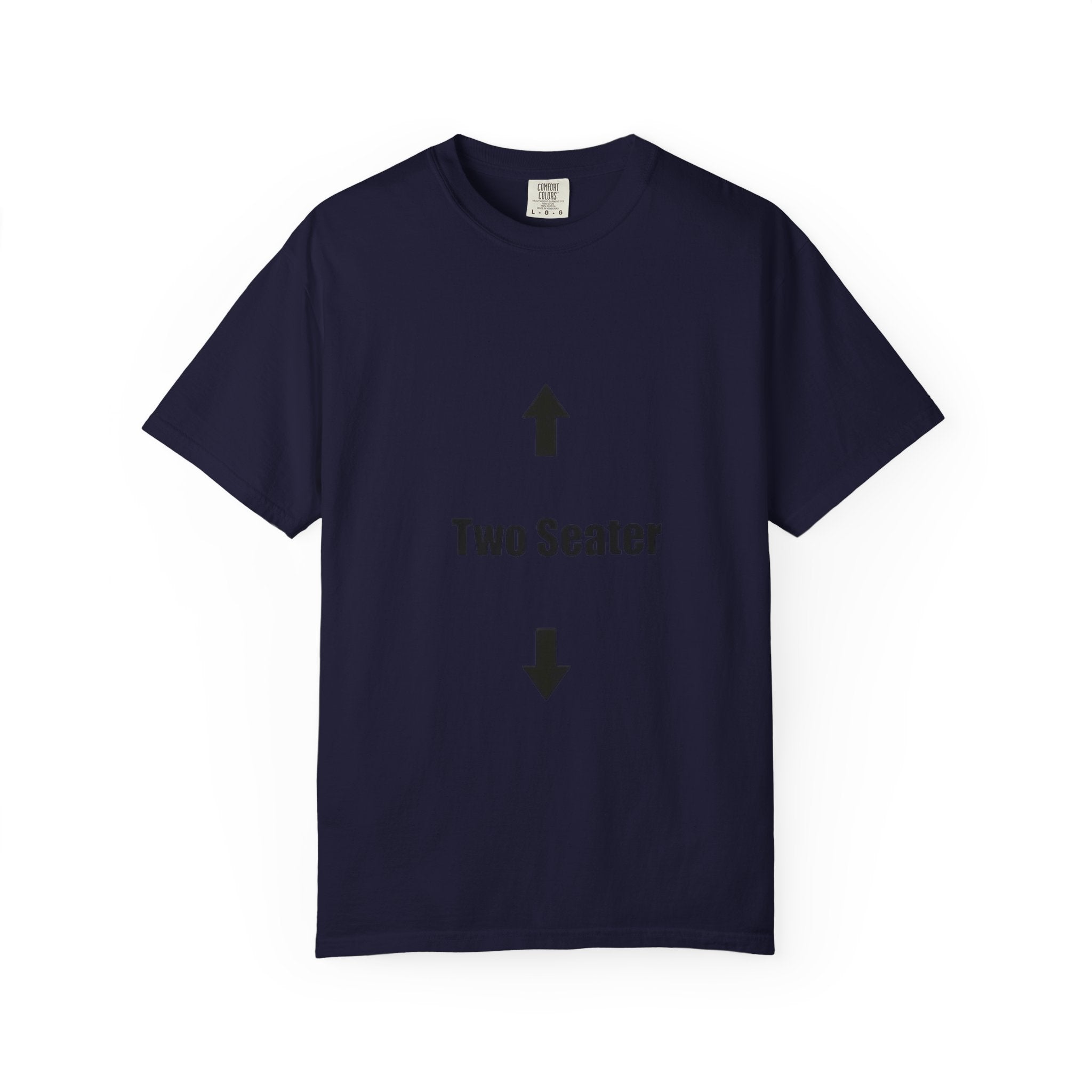 Two Seater T-Shirt — Funny Couples/Matching Tee with Up & Down Arrows