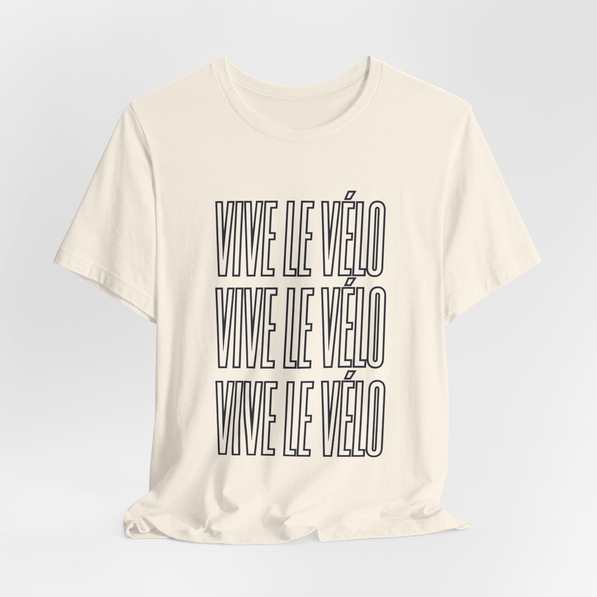 Vive Le Vélo Tee | Cycling Tour de France Lifestyle