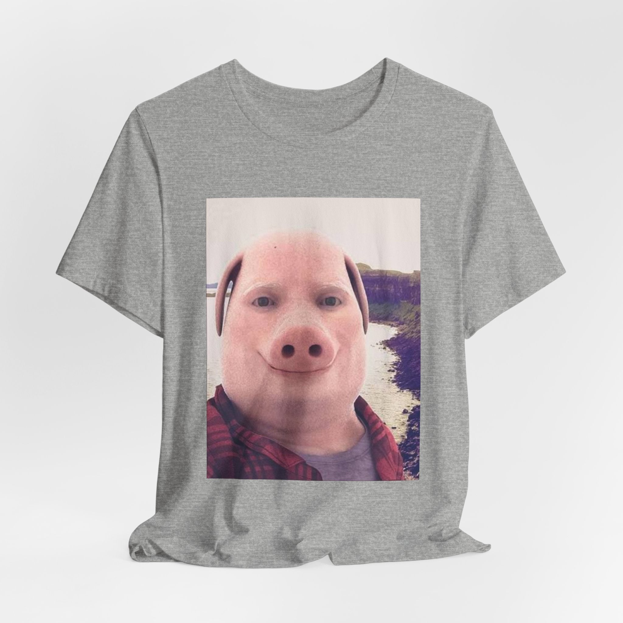 Pig Face Photo Tee — Funny Novelty Graphic T-Shirt