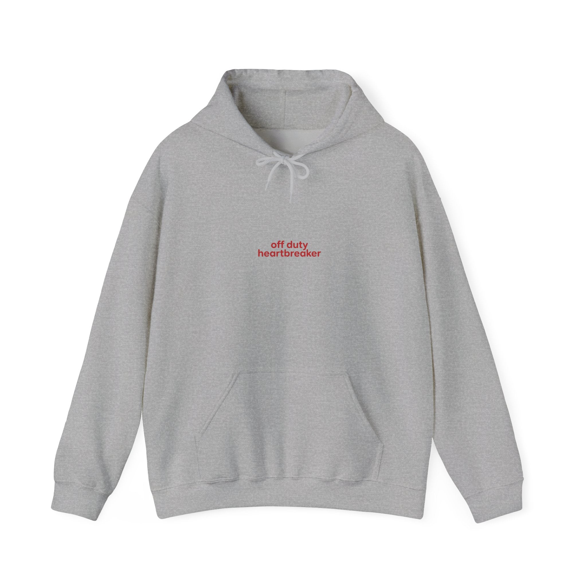 off duty heartbreaker Hoodie | Y2K slogan, nostalgic typography