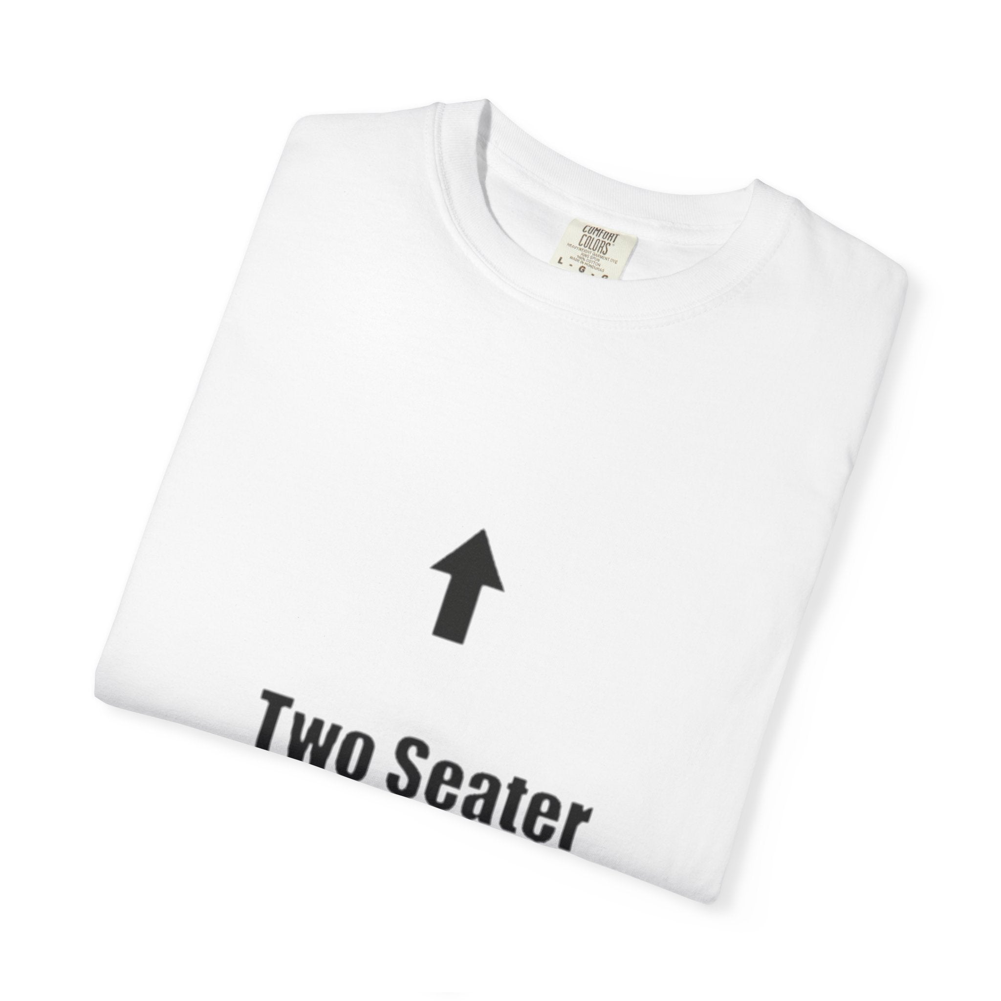 Two Seater T-Shirt — Funny Couples/Matching Tee with Up & Down Arrows
