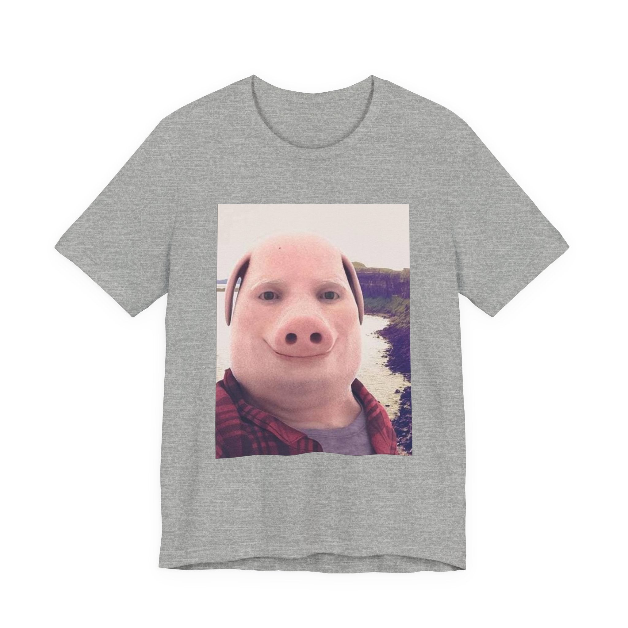 Pig Face Photo Tee — Funny Novelty Graphic T-Shirt