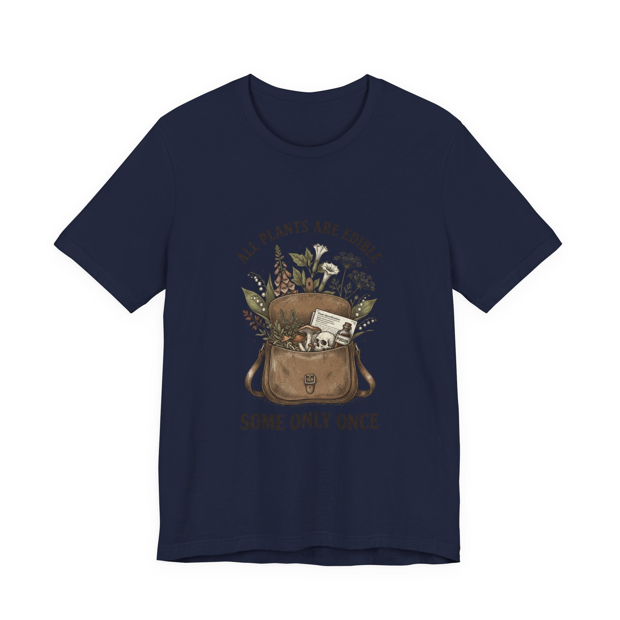 All Plants Are Edible Tee | Vintage Botanical, Dark Nature Humor