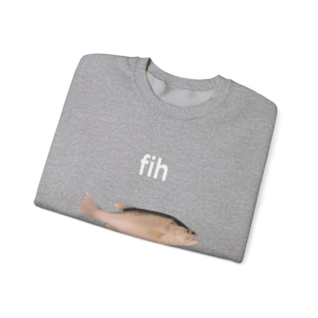 Fish Call Crewneck Sweatshirt – Funny Incoming Call Graphic Pullover