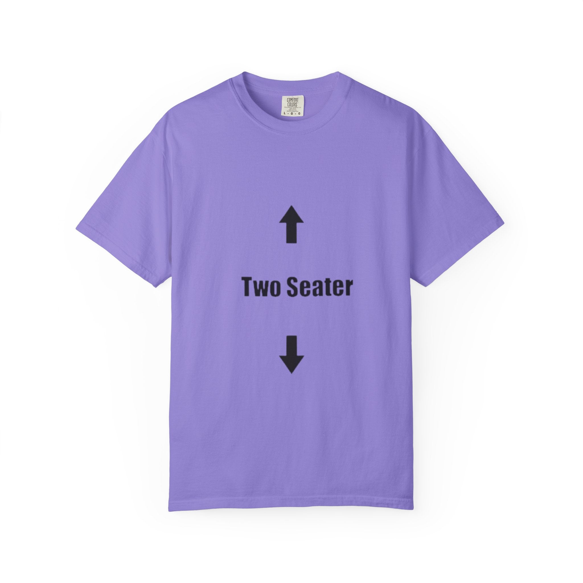 Two Seater T-Shirt — Funny Couples/Matching Tee with Up & Down Arrows