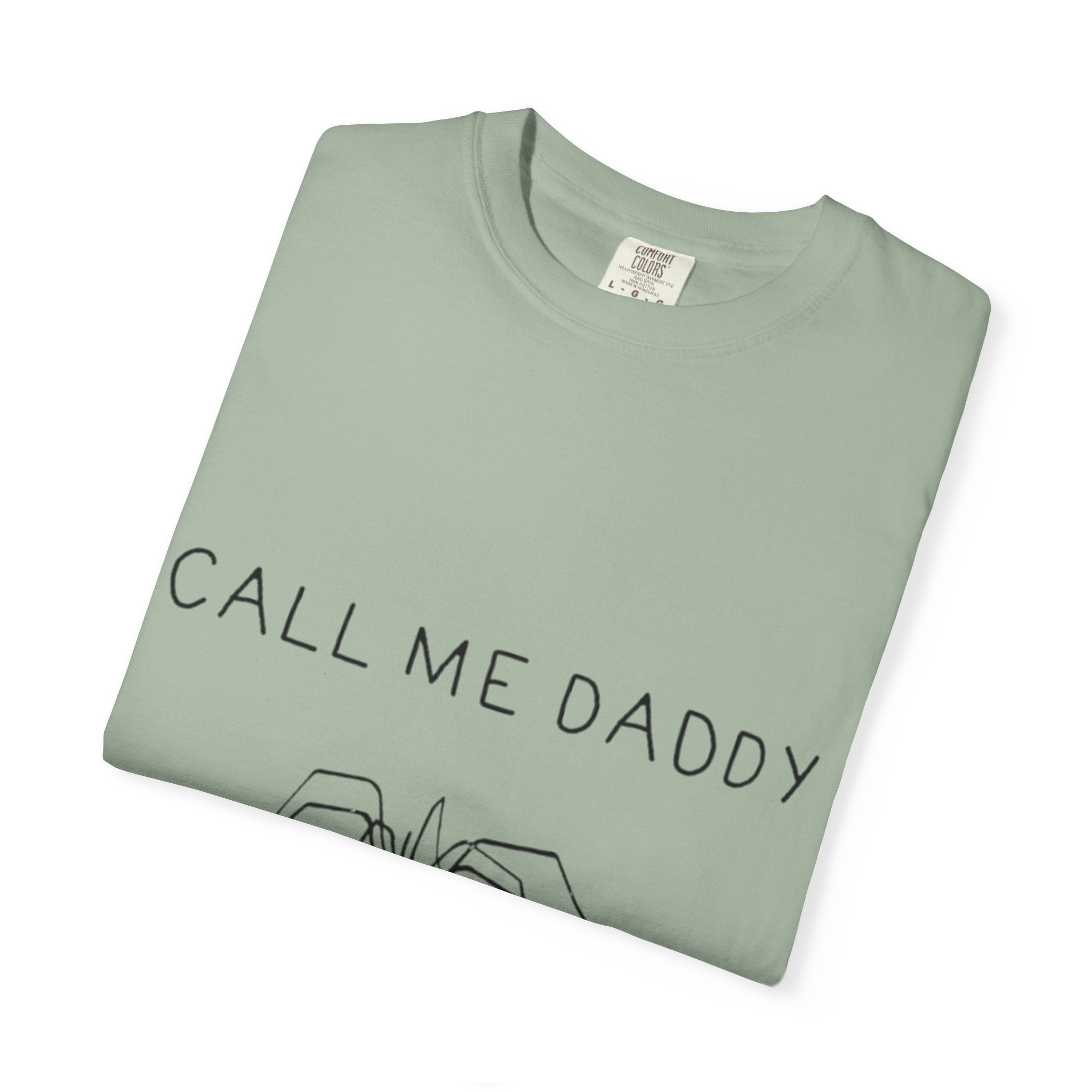 T-Shirt — "Call Me Daddy" Spider Line Art Tee