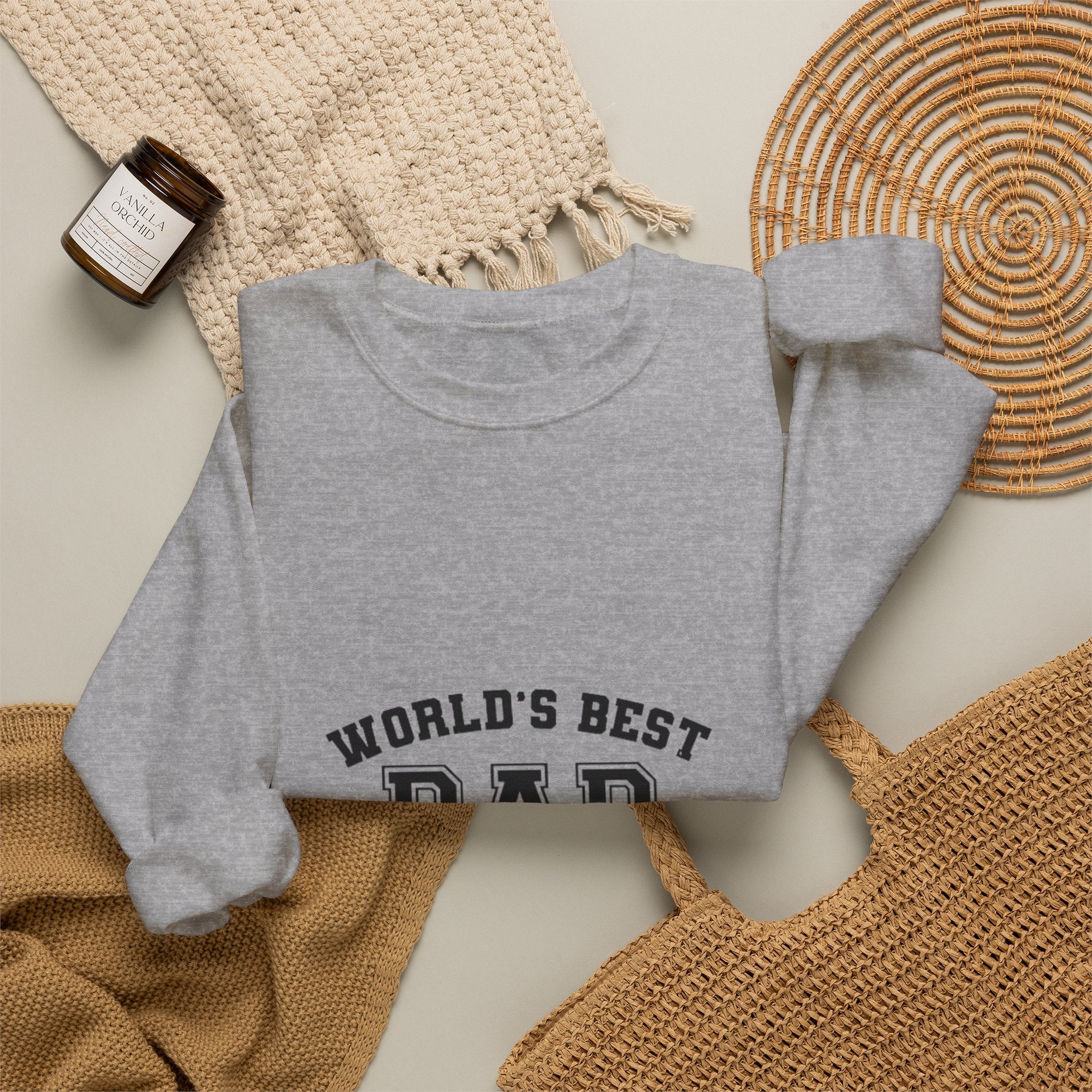 World's Best Dad Crewneck Sweatshirt