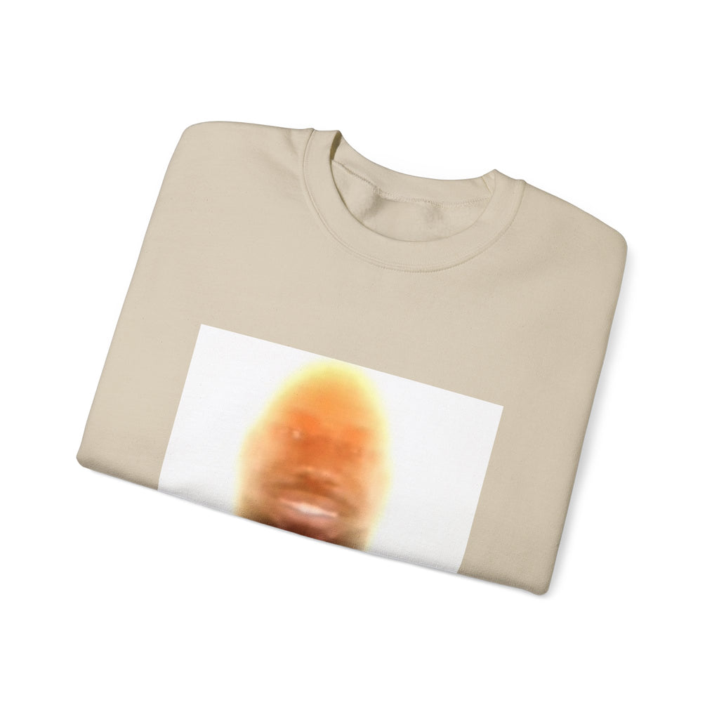 Glowing Face Crewneck Sweatshirt — 'You Are My Sunshine' Graphic