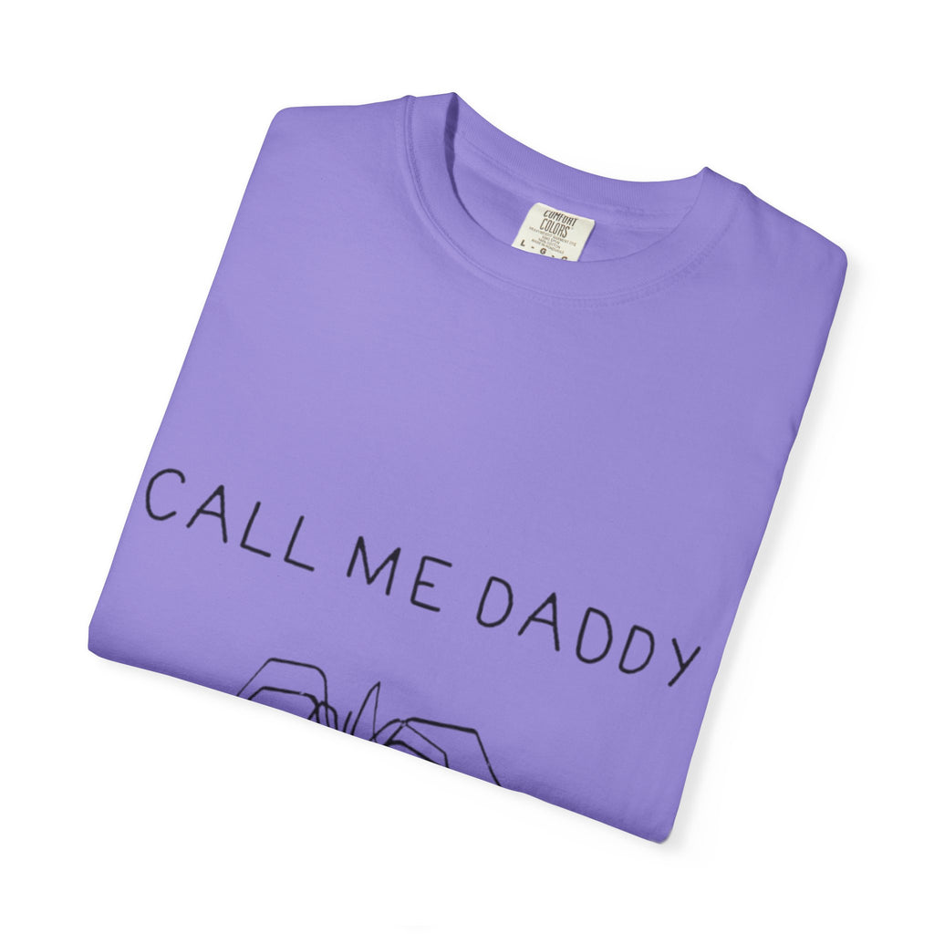 T-Shirt — "Call Me Daddy" Spider Line Art Tee
