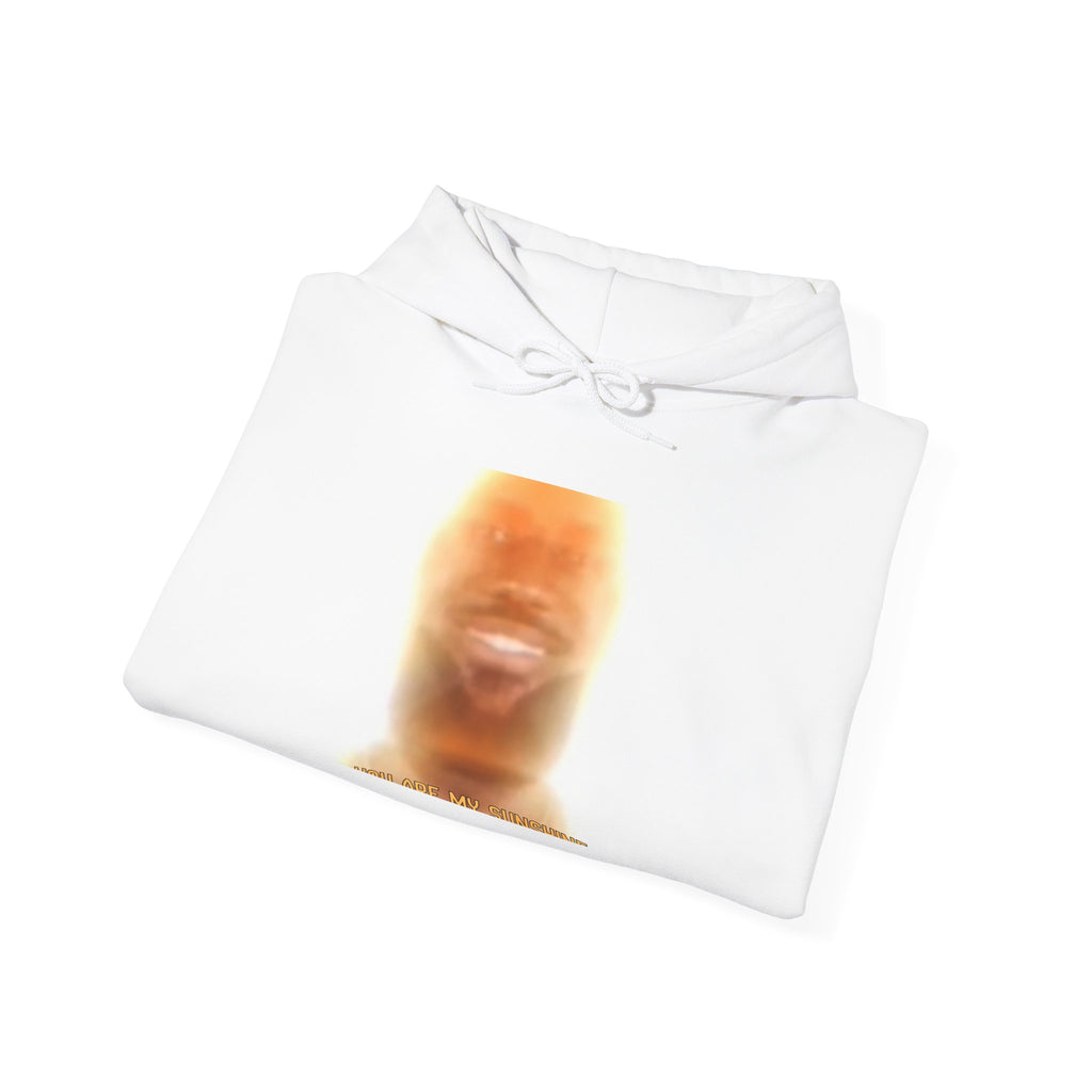 Hoodie — Ethereal Face Glow Graphic Hooded Sweatshirt