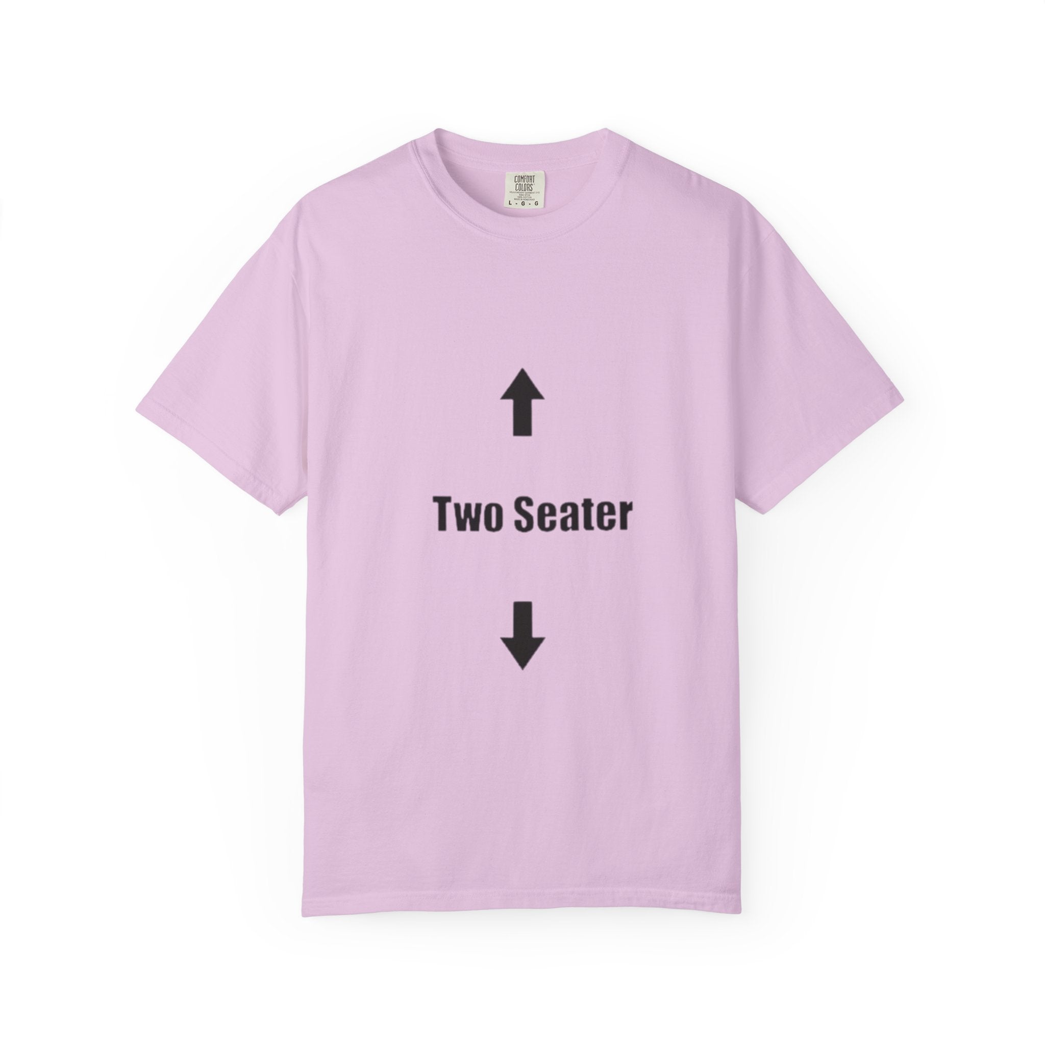 Two Seater T-Shirt — Funny Couples/Matching Tee with Up & Down Arrows
