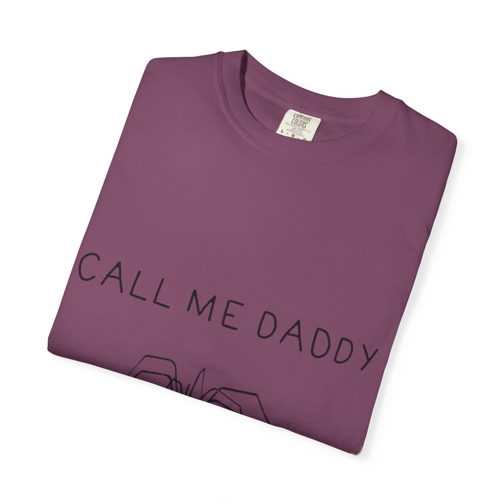 T-Shirt — "Call Me Daddy" Spider Line Art Tee