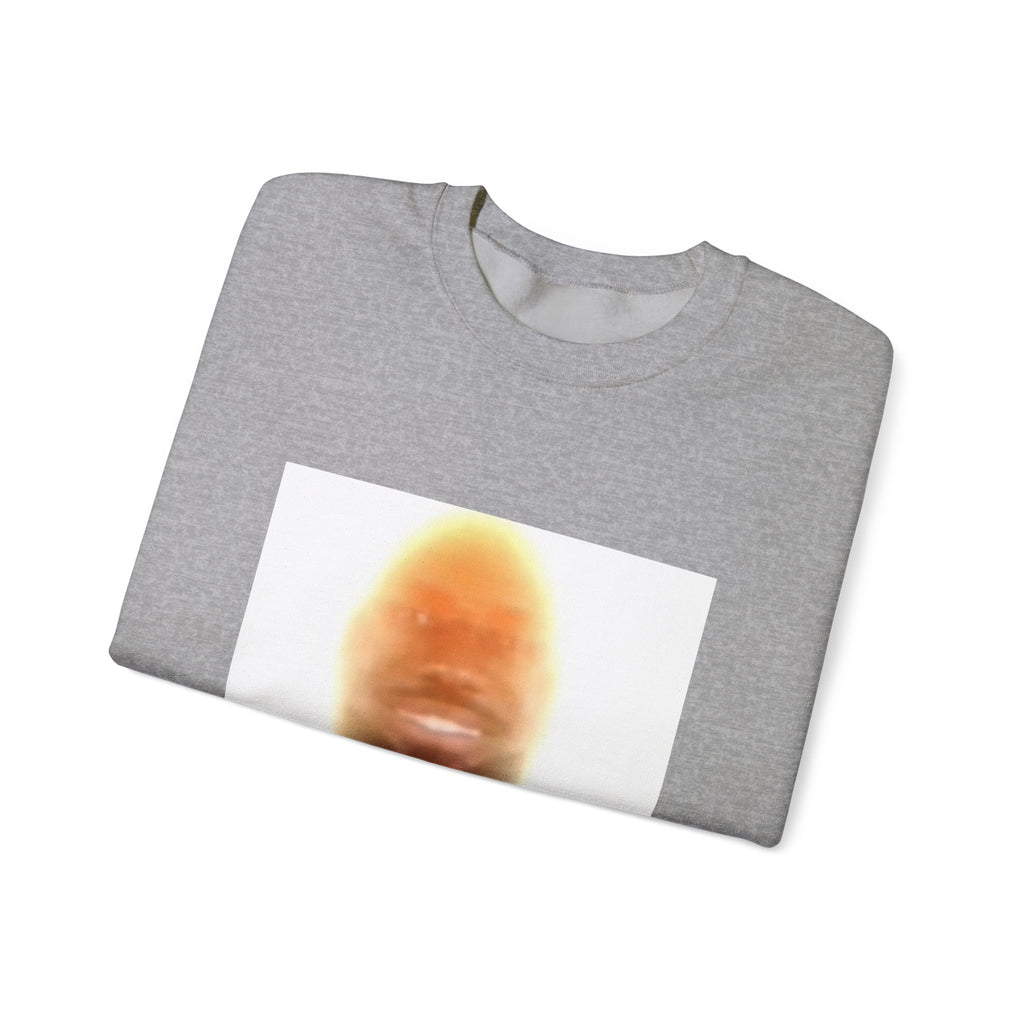 Glowing Face Crewneck Sweatshirt — 'You Are My Sunshine' Graphic