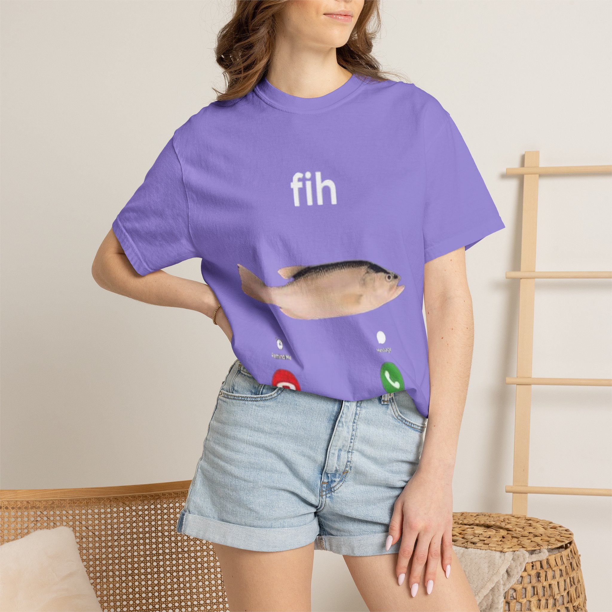 Fish Incoming T-Shirt — Funny Incoming Call Graphic Tee