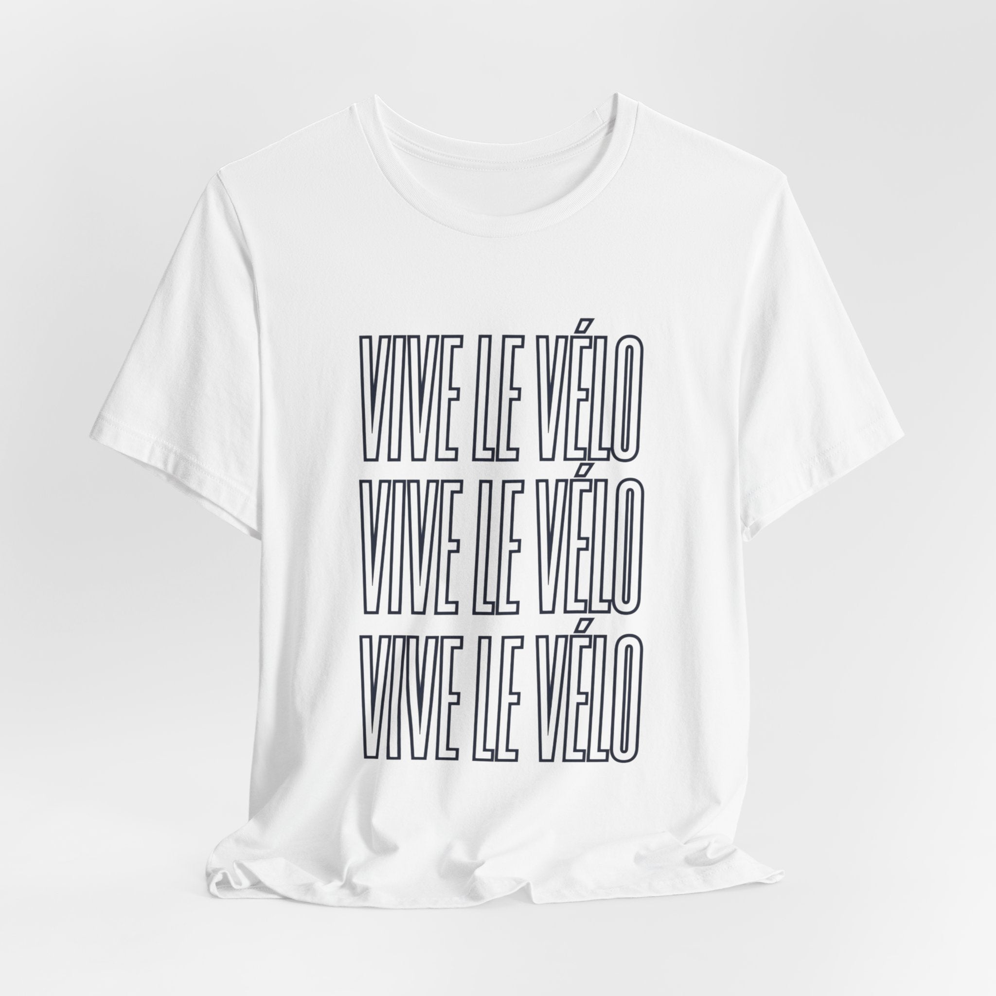 Vive Le Vélo Tee | Cycling Tour de France Lifestyle