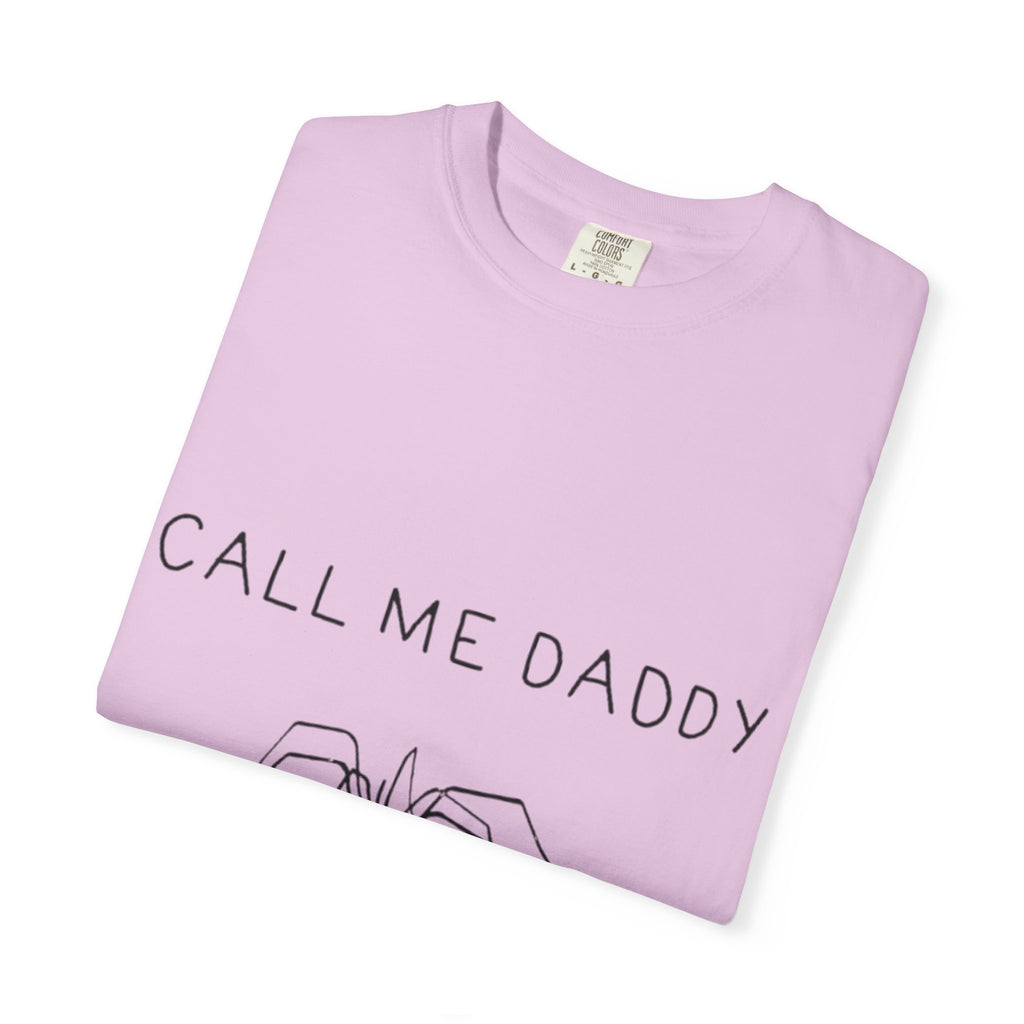 T-Shirt — "Call Me Daddy" Spider Line Art Tee