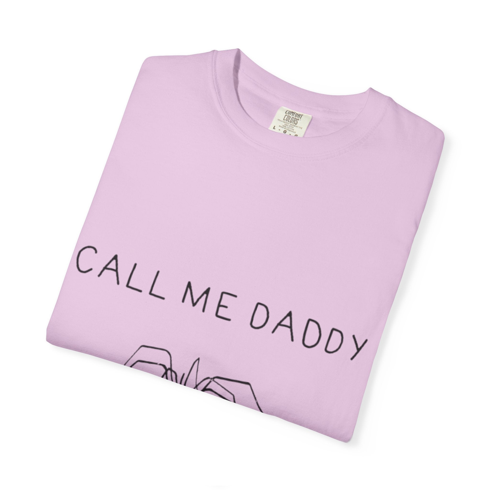 T-Shirt — "Call Me Daddy" Spider Line Art Tee