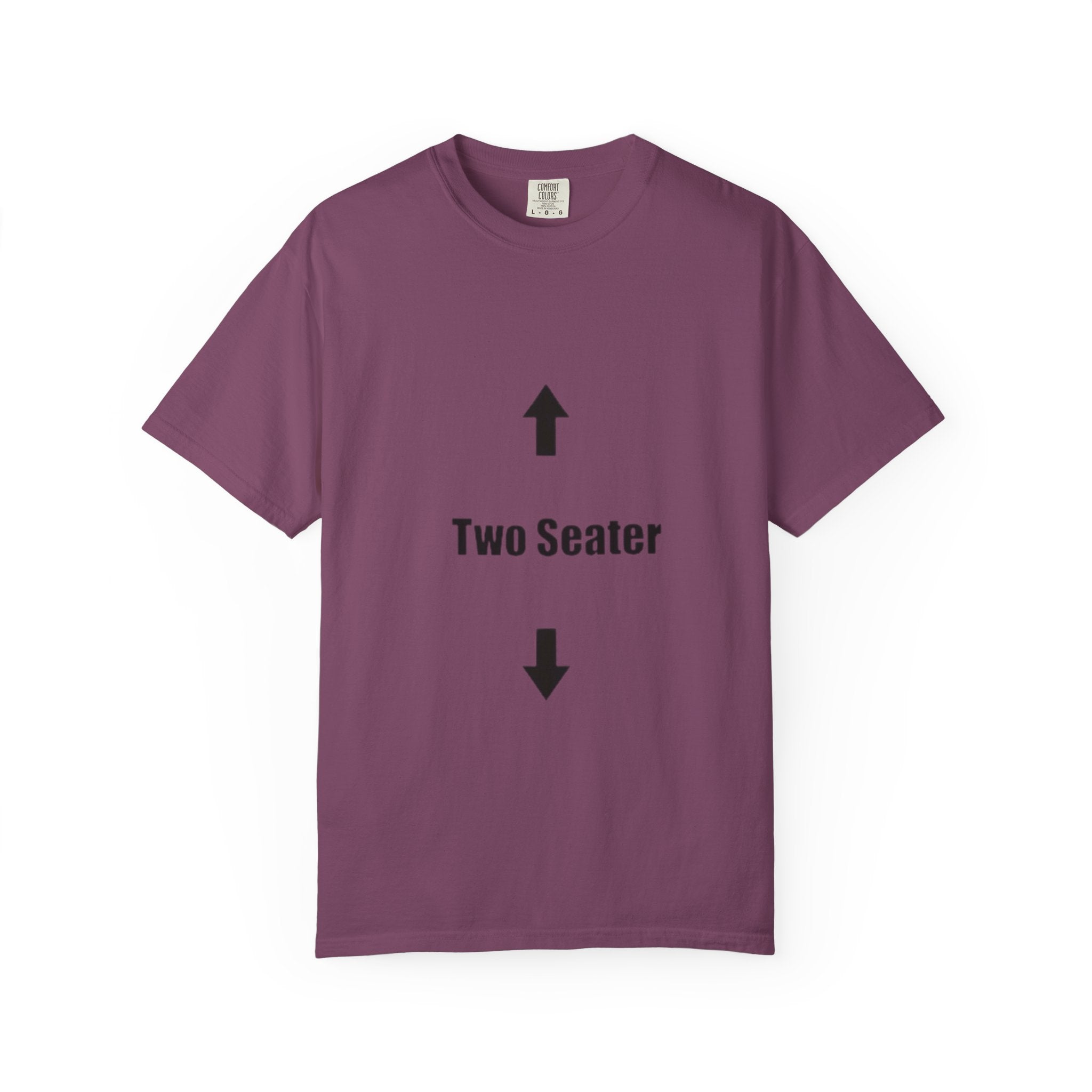 Two Seater T-Shirt — Funny Couples/Matching Tee with Up & Down Arrows