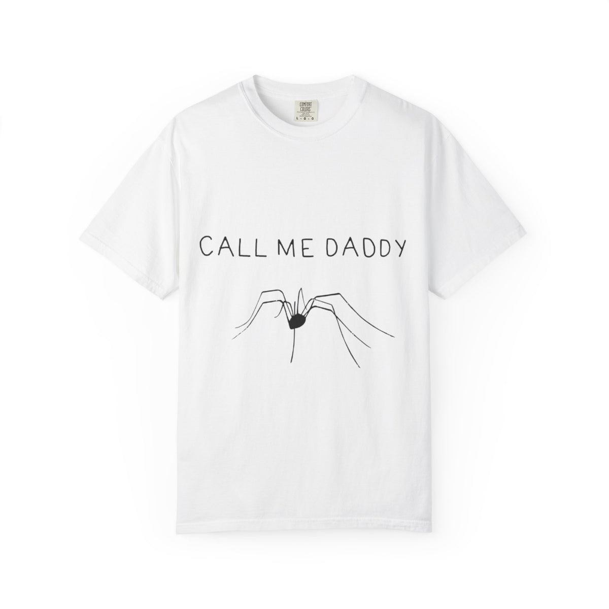 T-Shirt — "Call Me Daddy" Spider Line Art Tee