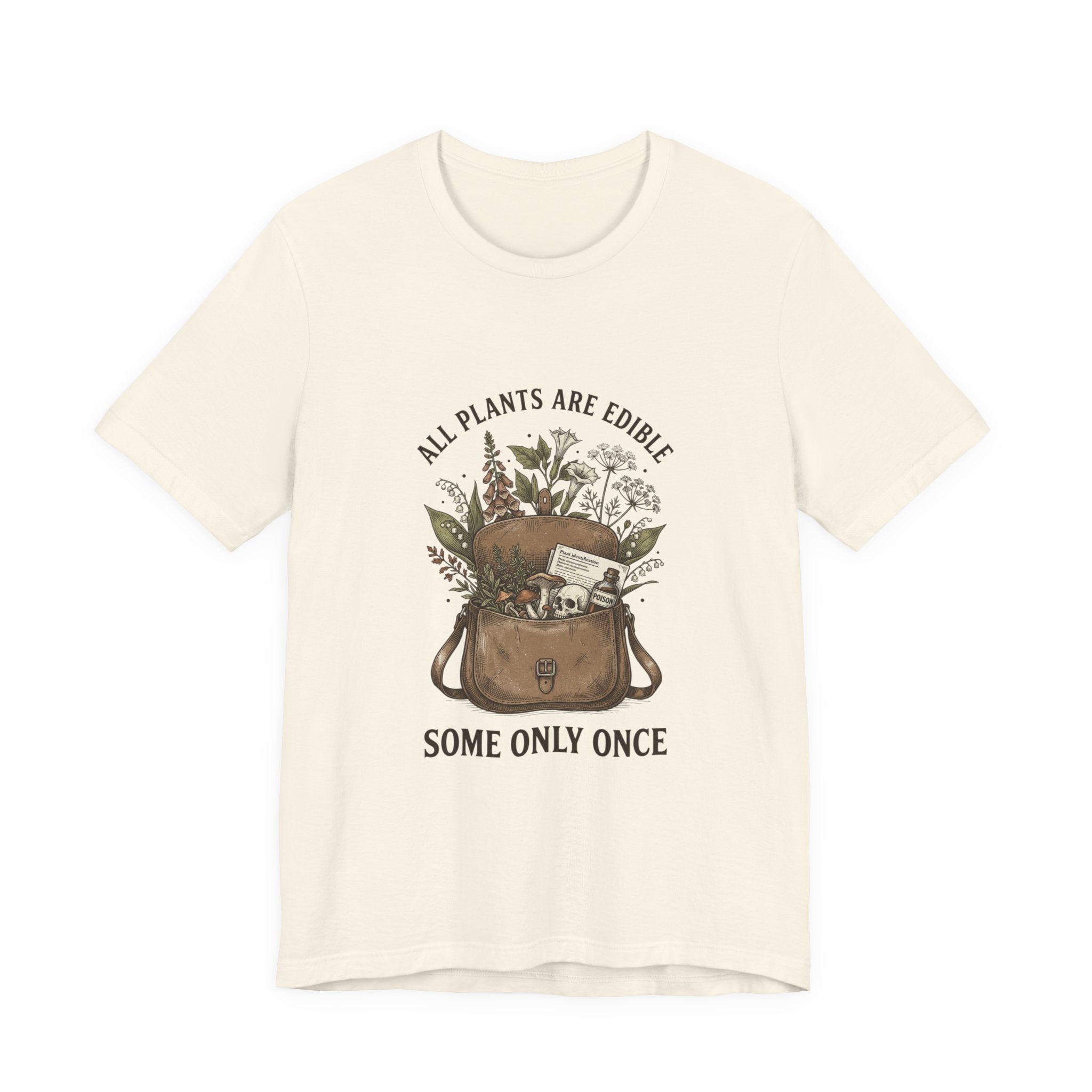 All Plants Are Edible Tee | Vintage Botanical, Dark Nature Humor