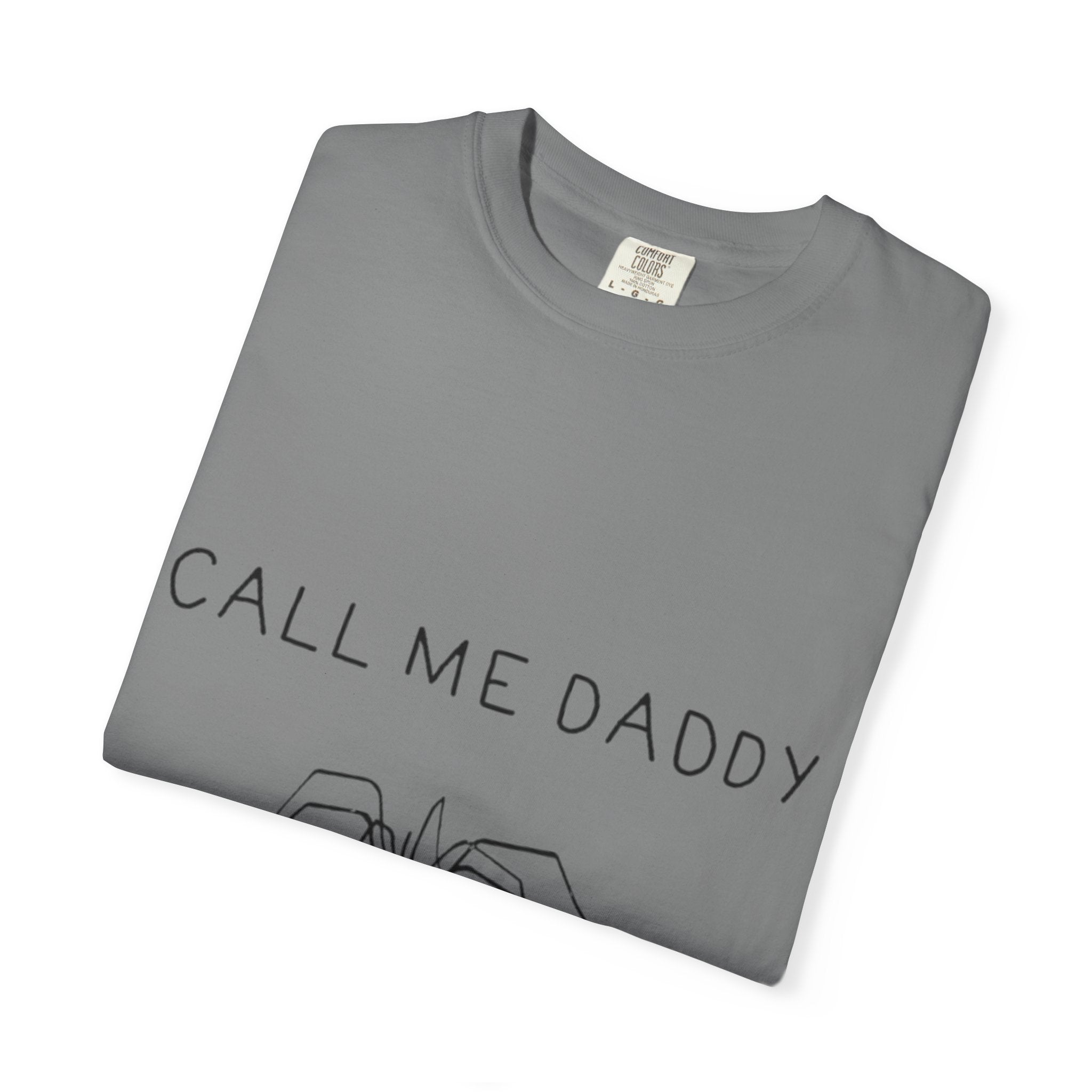 T-Shirt — "Call Me Daddy" Spider Line Art Tee
