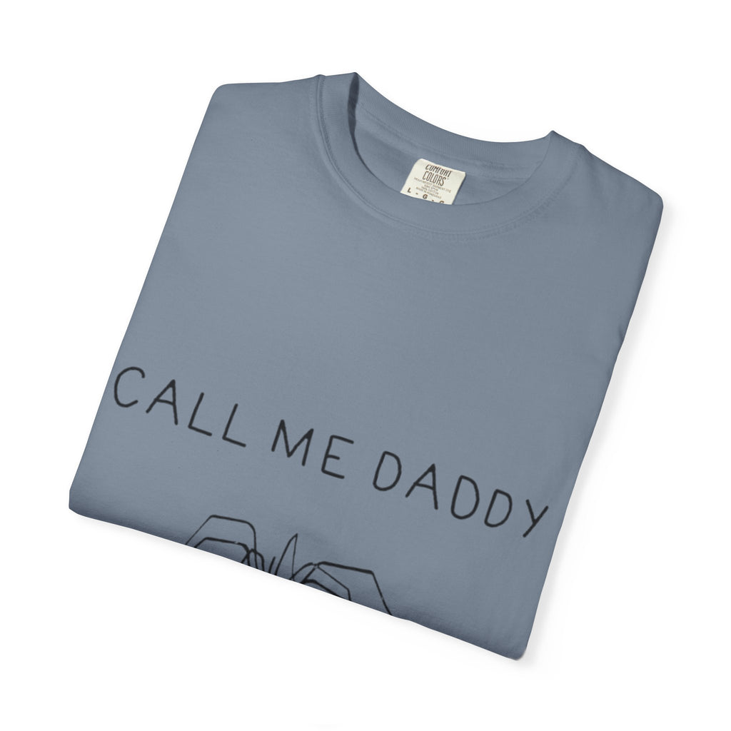 T-Shirt — "Call Me Daddy" Spider Line Art Tee