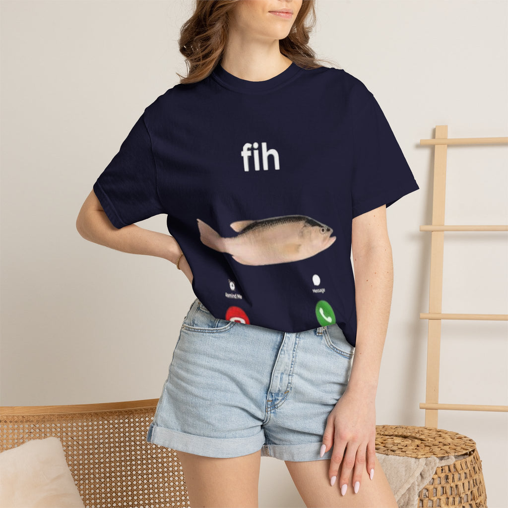 Fish Incoming T-Shirt — Funny Incoming Call Graphic Tee