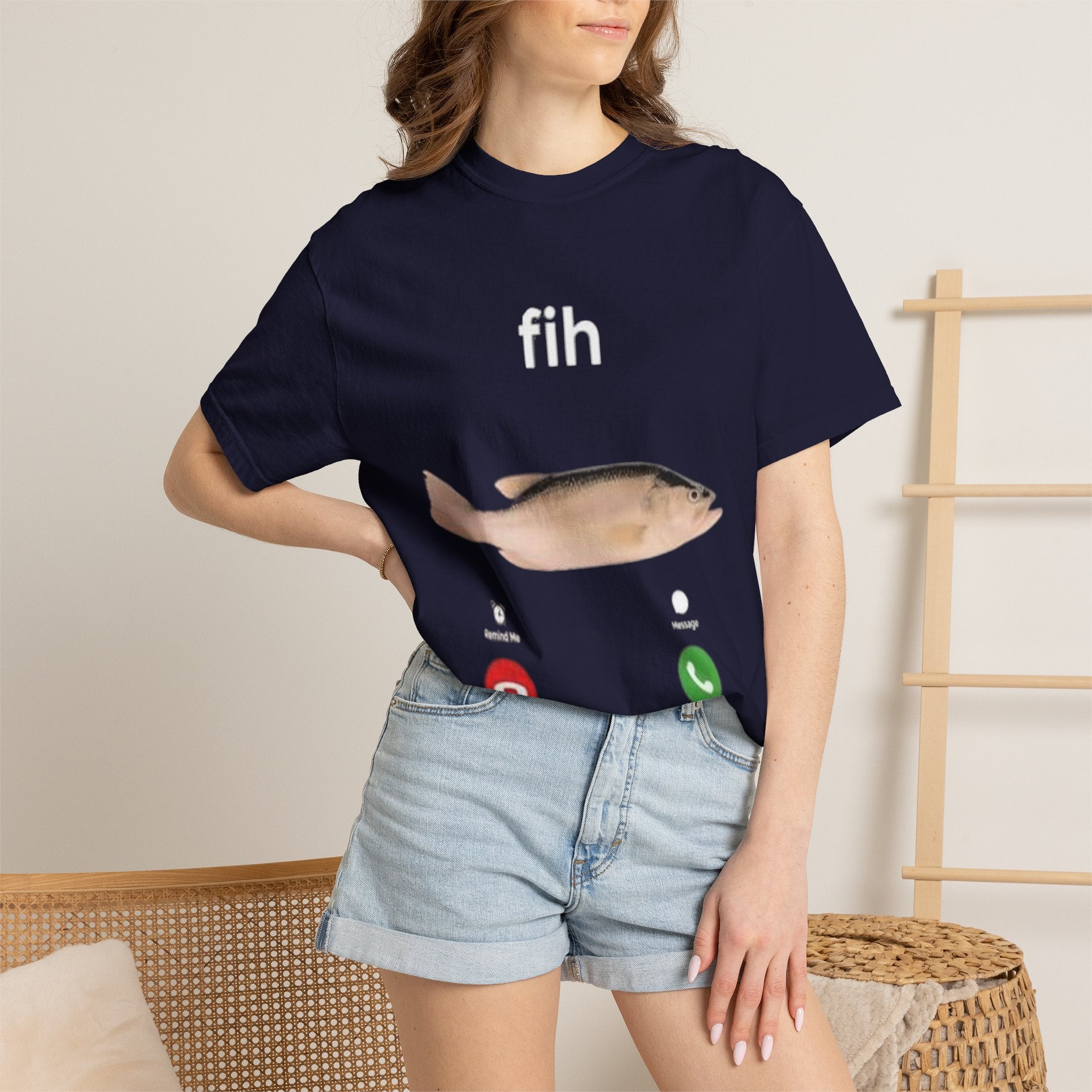 Fish Incoming T-Shirt — Funny Incoming Call Graphic Tee