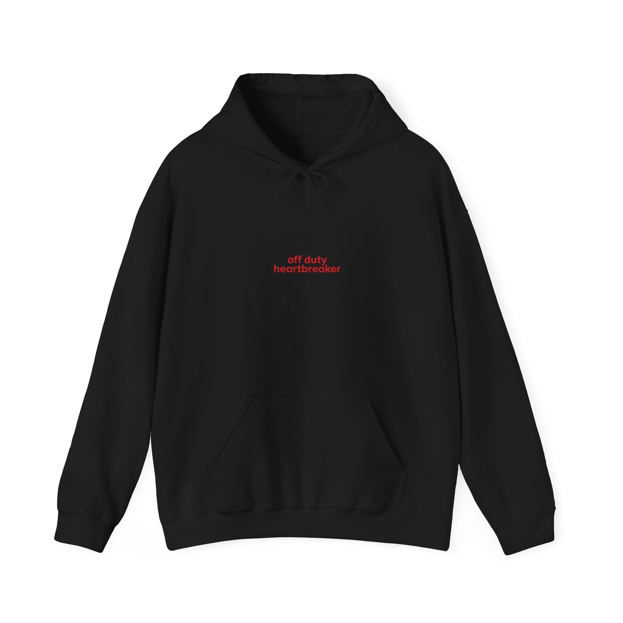 off duty heartbreaker Hoodie | Y2K slogan, nostalgic typography