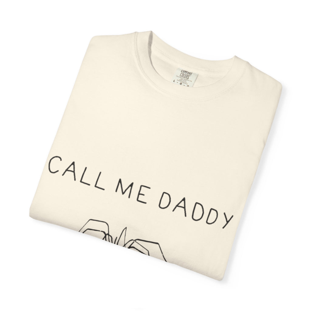 T-Shirt — "Call Me Daddy" Spider Line Art Tee
