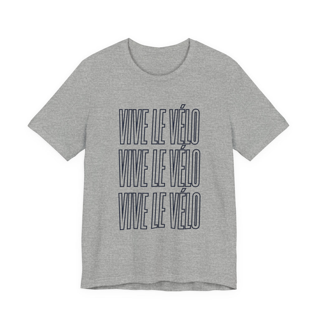 Vive Le Vélo Tee | Cycling Tour de France Lifestyle